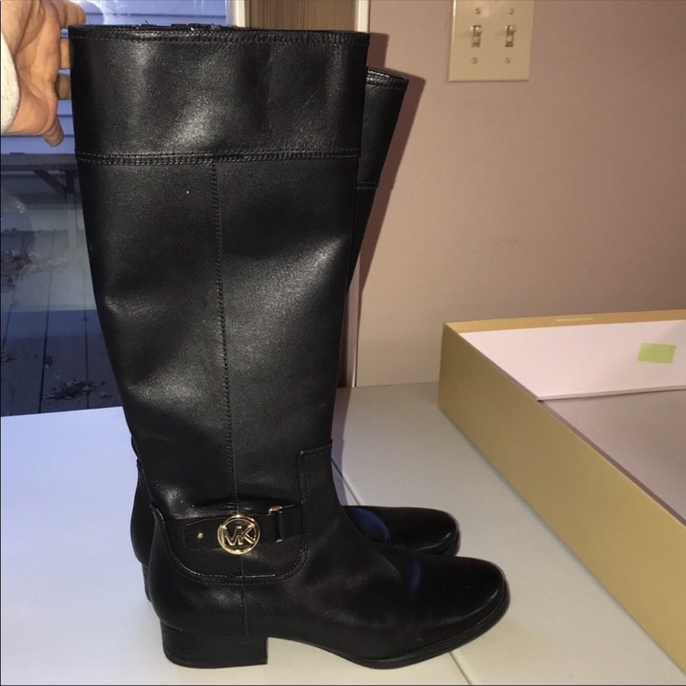 Michael kors leather boots